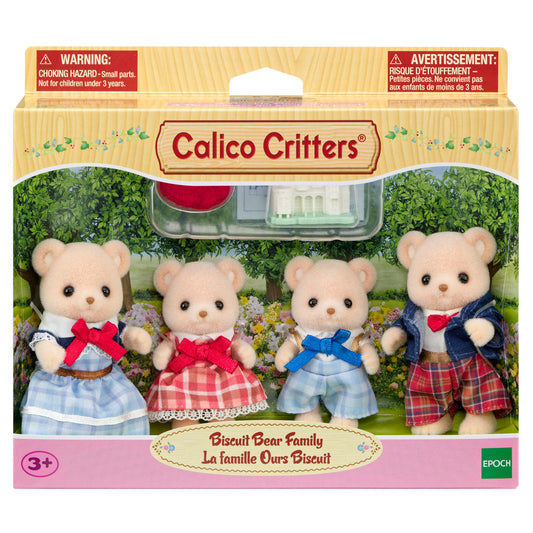 Calico Critters Biscuit Bear Family Collectible Doll Figures