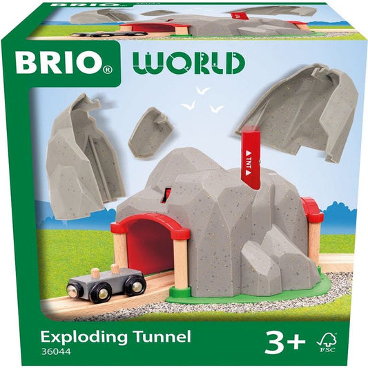 Dynamite Mountain Exploding Tunnel