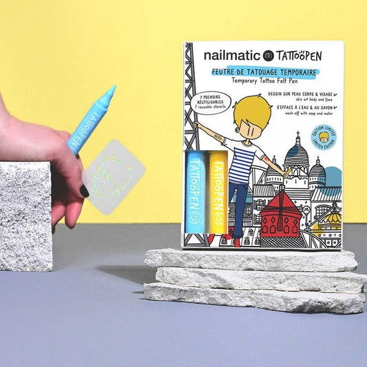 Paris Tattoo Pen Set for Kids