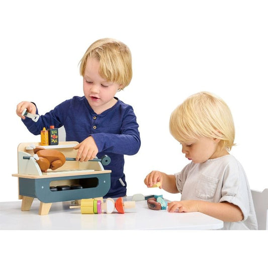 Wooden Barbeque Play Set