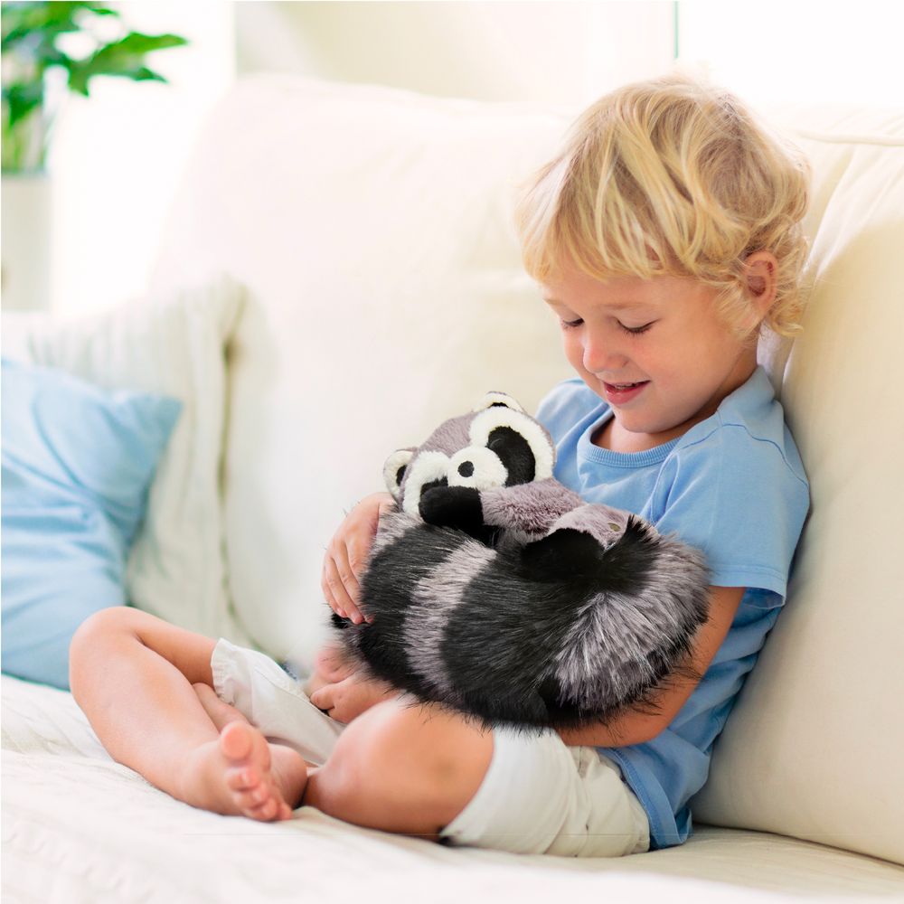 10” Big Tails Racoon Plush