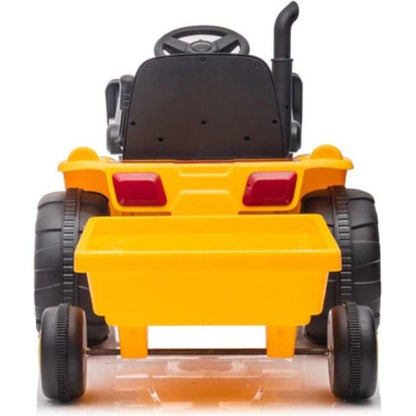 12V Freddo Excavator 1 Seater Ride on for Kids - Yellow