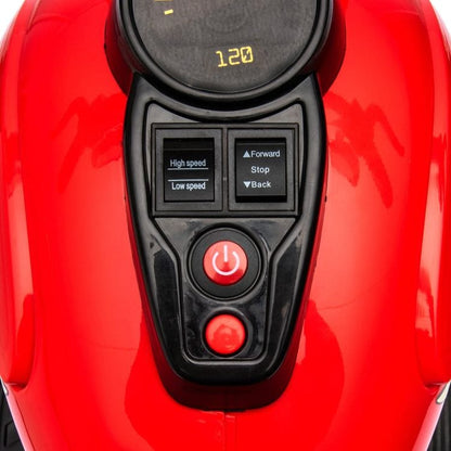 12V Kids Cruiser 1-Seater Motorcycle - Red