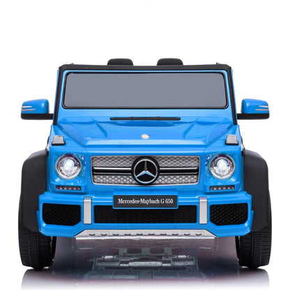 12V Mercedes Maybach G650 Landaulet 1-Seater Ride-On Car - Blue
