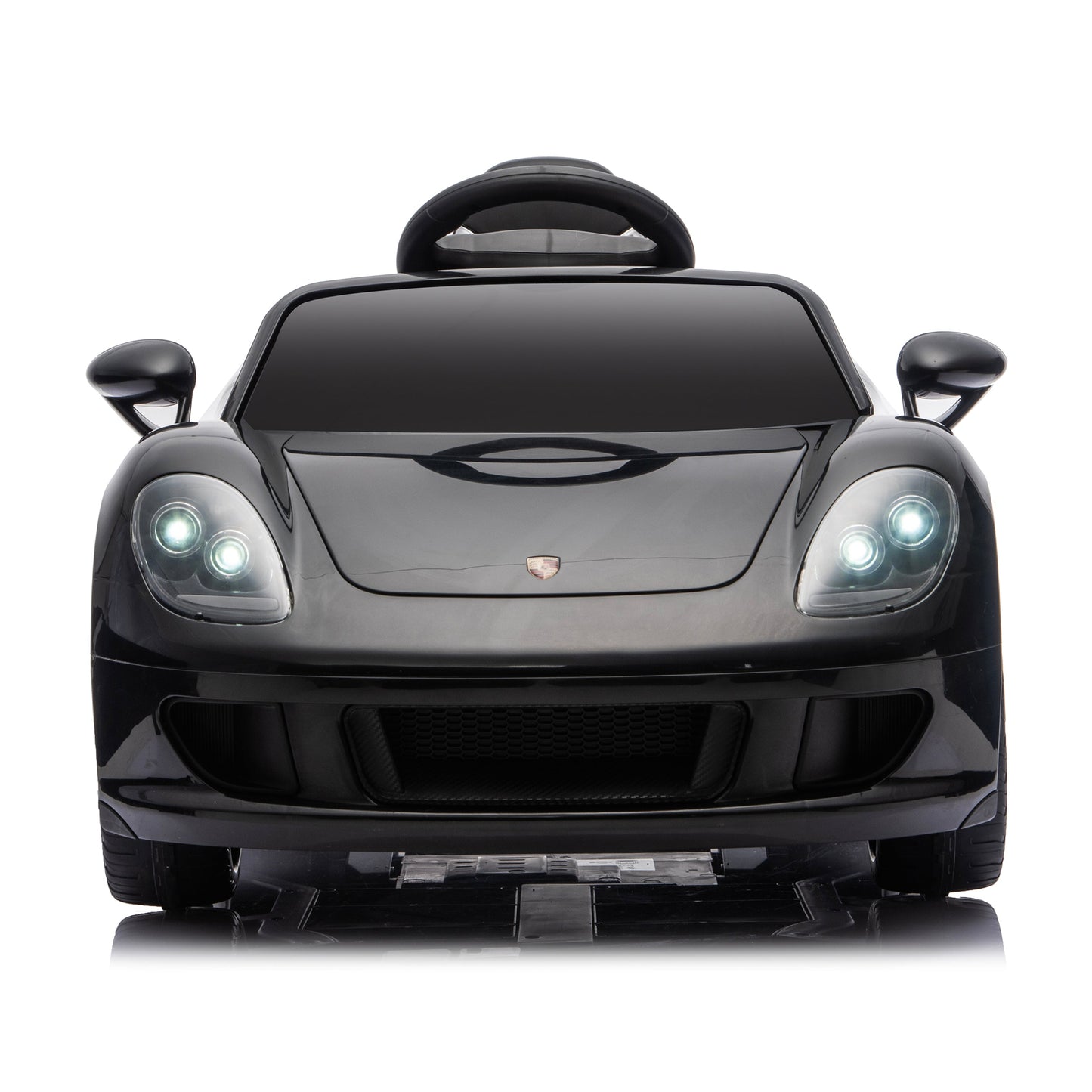 12V Porsche Carrera GT 1 Seater Ride On Car - Black
