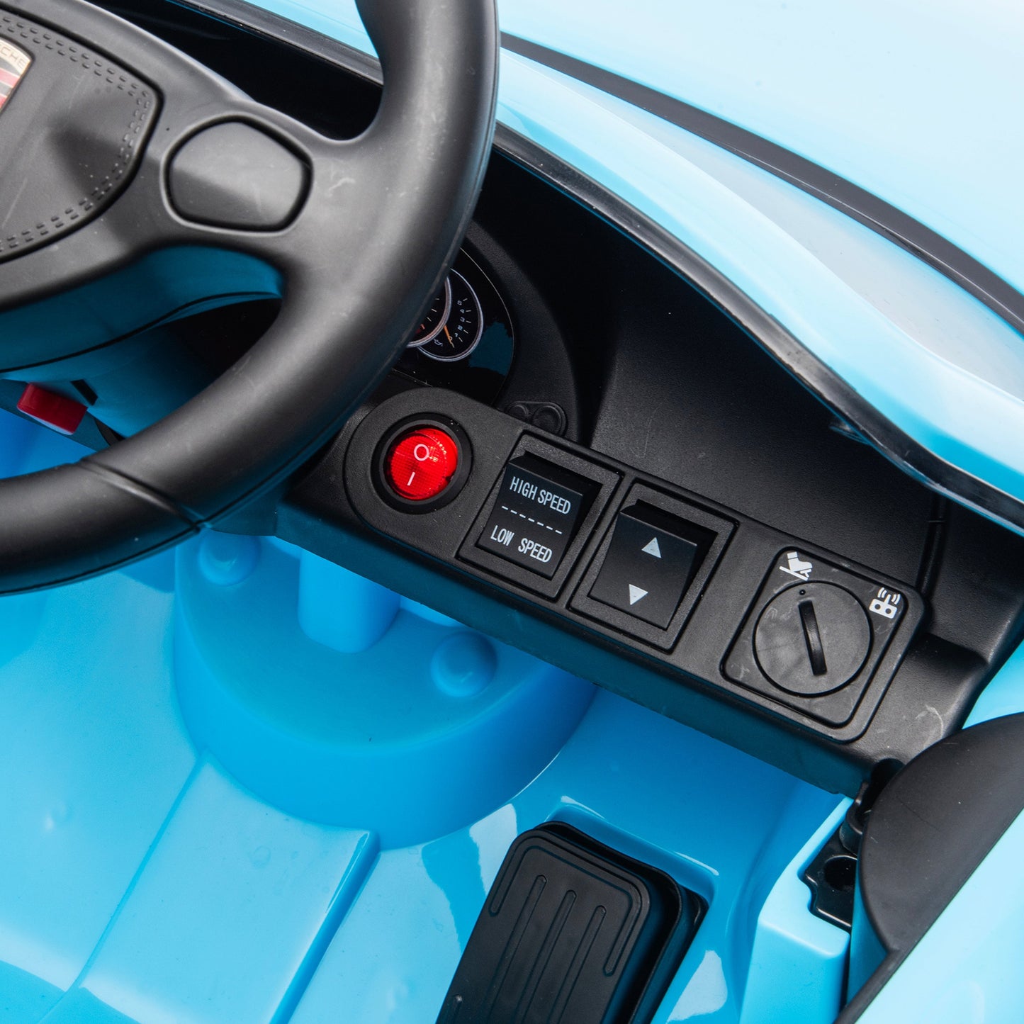 12V Porsche Carrera GT 1 Seater Ride On Car - Blue