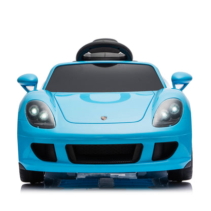 12V Porsche Carrera GT 1 Seater Ride On Car - Blue