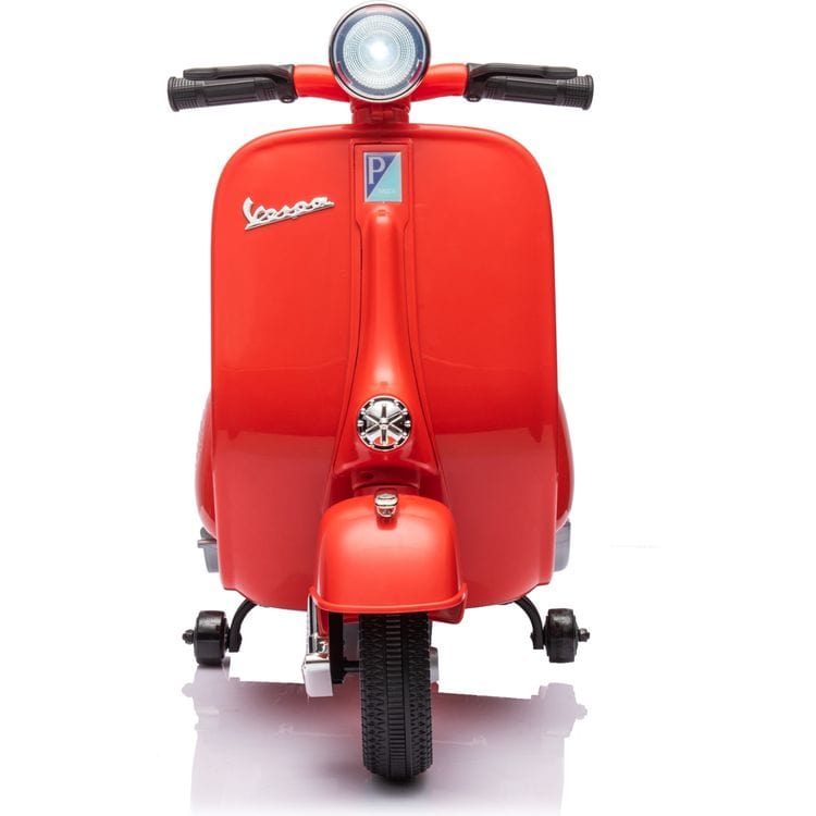 12V Vespa Electric Ride-On Scooter - Red