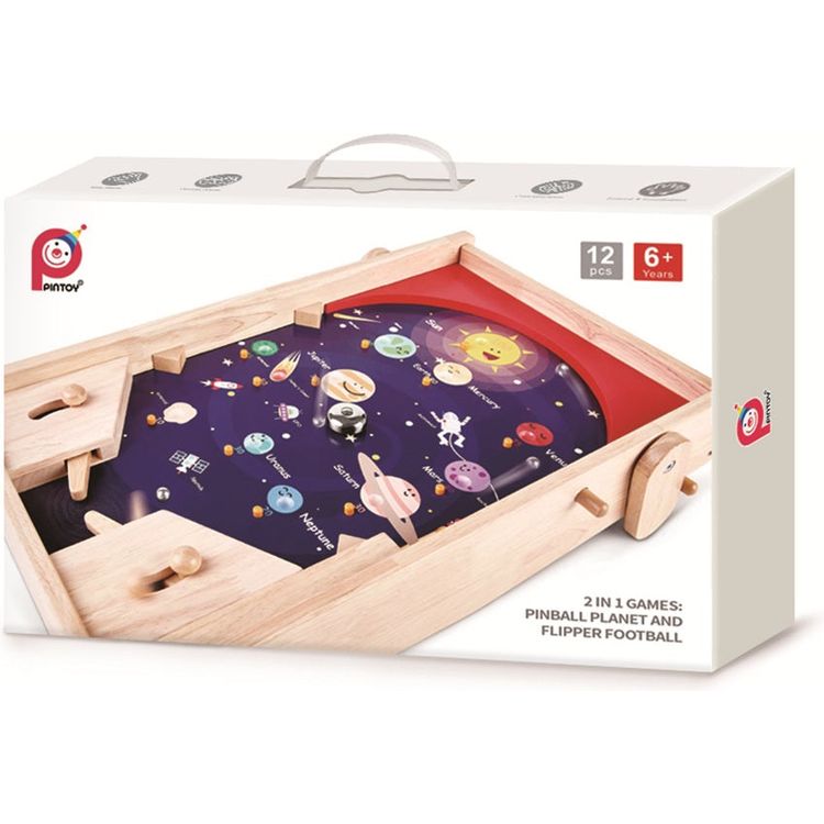 2 in 1 Tabletop Game: Pinball & Soccer