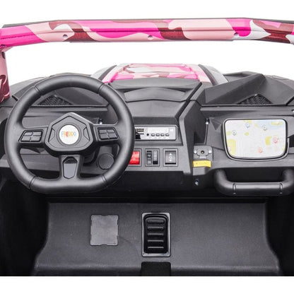 24V 4x4 Freddo Dune Buggy Buccaneer 2 Seater Ride on - Pink
