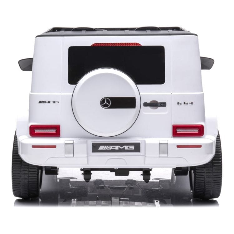24V 4x4 Mercedes Benz G63 AMG 2 Seater Ride On Car - White