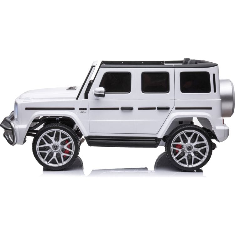 24V 4x4 Mercedes Benz G63 AMG 2 Seater Ride On Car - White