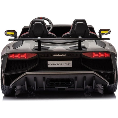 24V Lamborghini Aventador 2 Seater Ride on Car for Kids - Grey