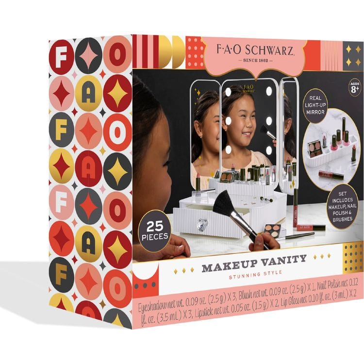 25-Piece Stunning Style Makeup Vanity Set