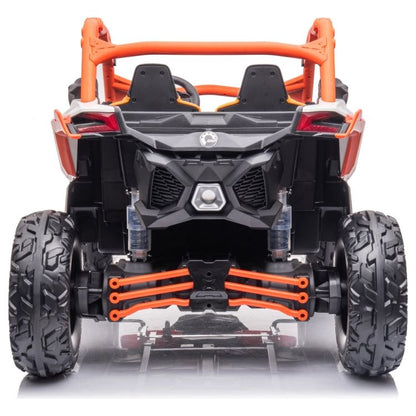 2x24V 4x4 Can Am Maverick 2 Seater Ride on UTV - Orange