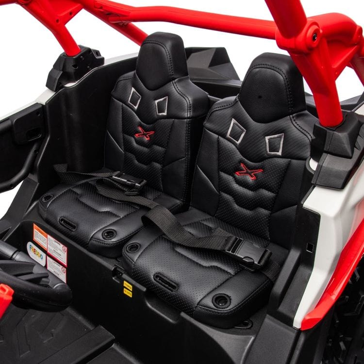 2x24V 4x4 Can Am Maverick 2 Seater Ride on UTV - Red