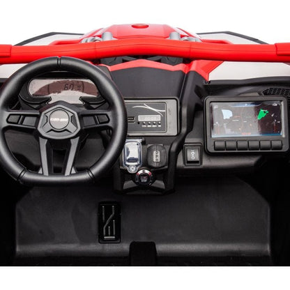 2x24V 4x4 Can Am Maverick 2 Seater Ride on UTV - Red