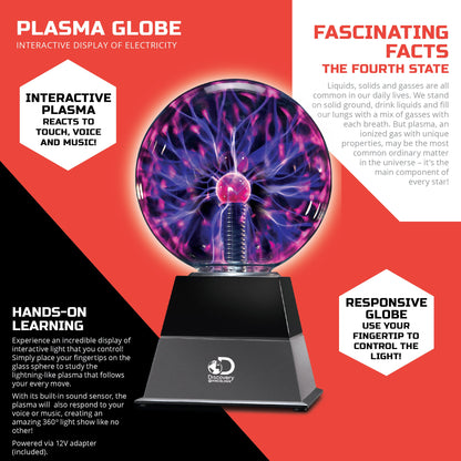 6" Plasma Globe Lamp