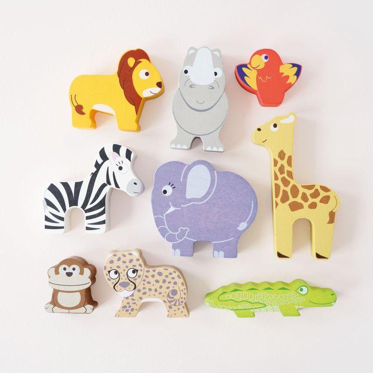 Africa Stacking Animals & Bag - 10 Piece