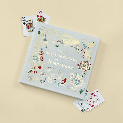 "Alice's Adventures in Wonderland" Book in Ice Bonded Leather