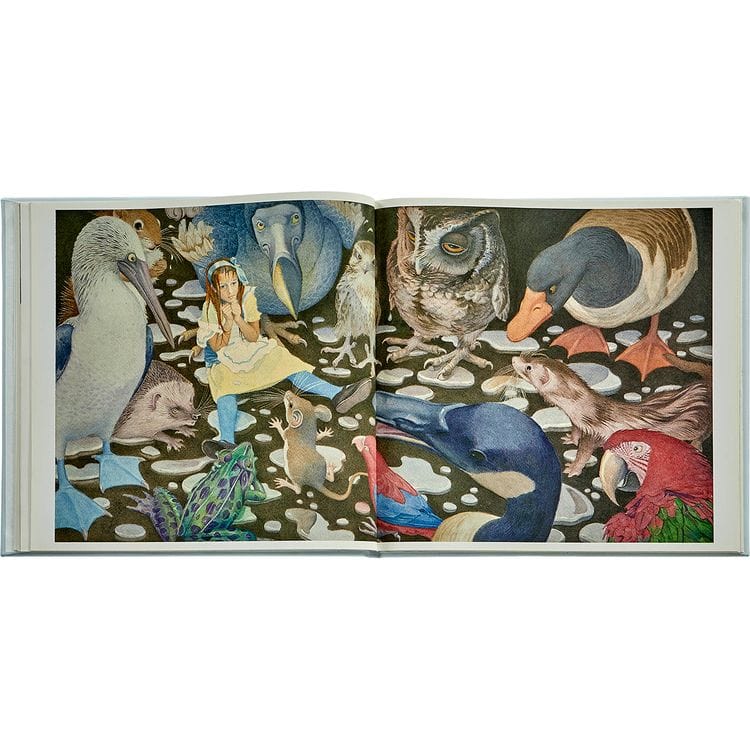 "Alice's Adventures in Wonderland" Book in Ice Bonded Leather