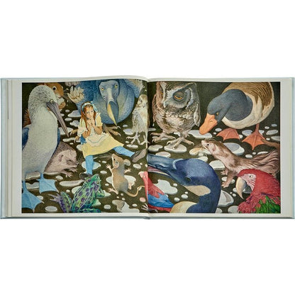 "Alice's Adventures in Wonderland" Book in Ice Bonded Leather