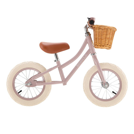 Balance Bike Banwood First Go - Dusty Pink