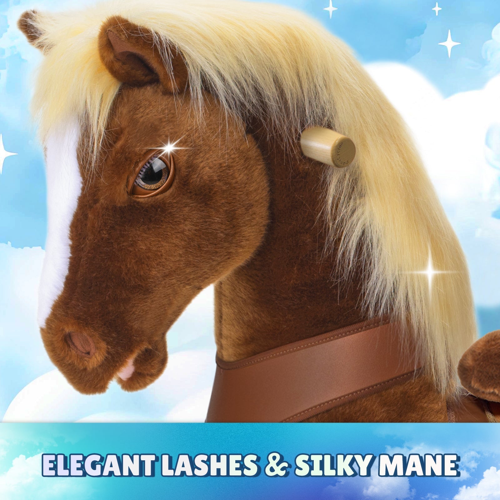 Brown Horse Model Y Ride on Toy - 3-4 Years