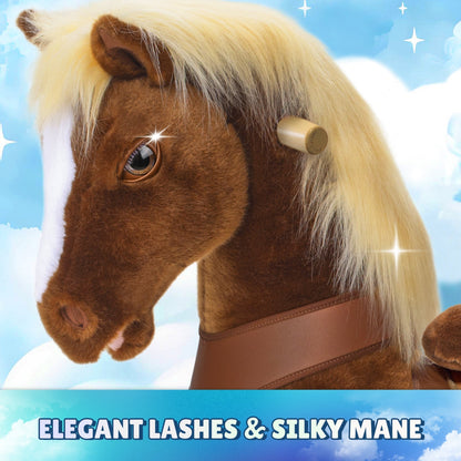 Brown Horse Model Y Ride on Toy - 3-4 Years