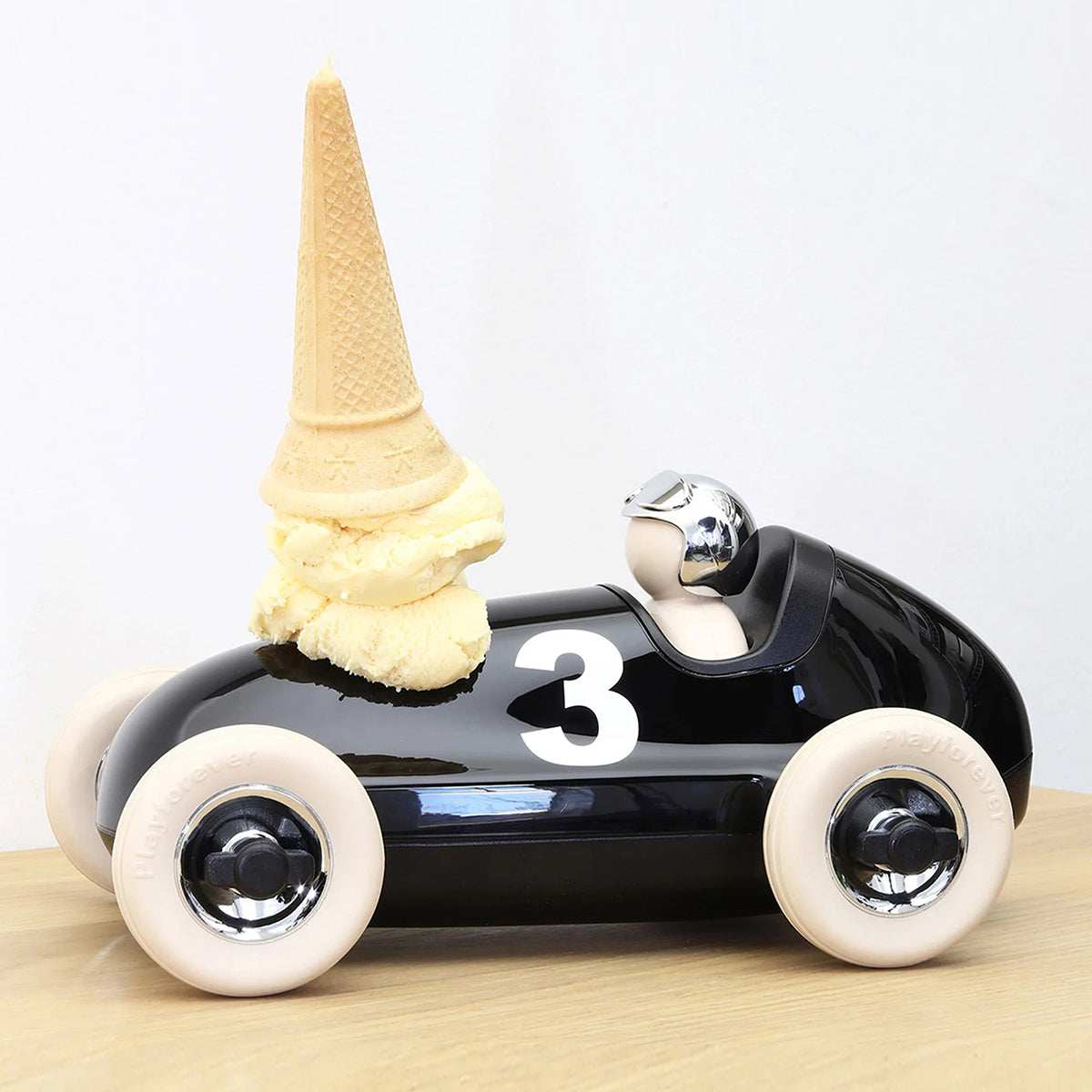 Bruno Roadster Car Toy - Black/Chrome