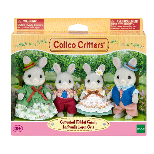 Calico Critters Cottontail Rabbit Family Collectible Doll Figures