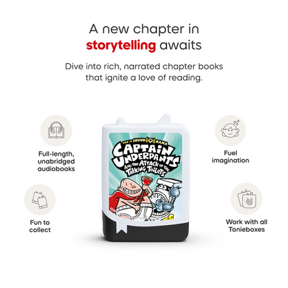 Captain Underpants Audiobook Tonies - 4 Pack