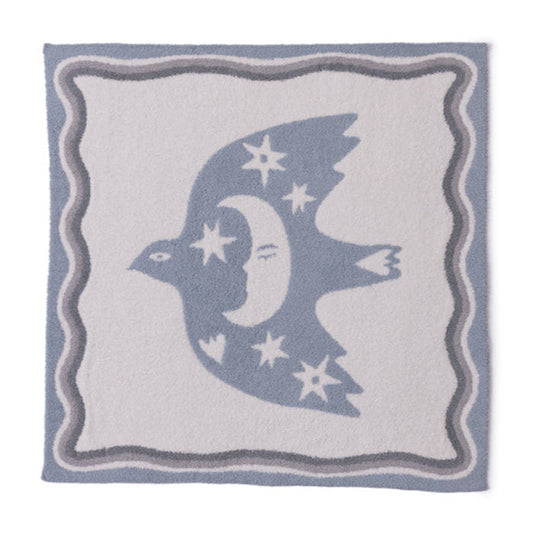 CozyChic Desert Bird Receiving Blanket - Surf Spray Multi