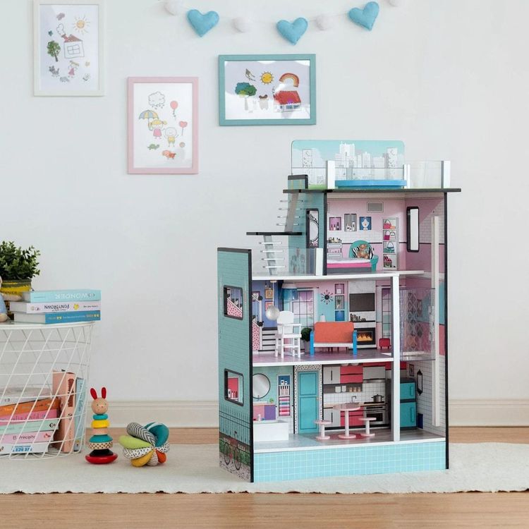 Dreamland Barcelona Dollhouse - Turquoise/Black