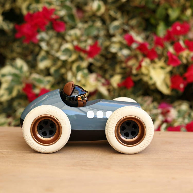 Egg Roadster Scrambler Car Toy - Grey/Blue