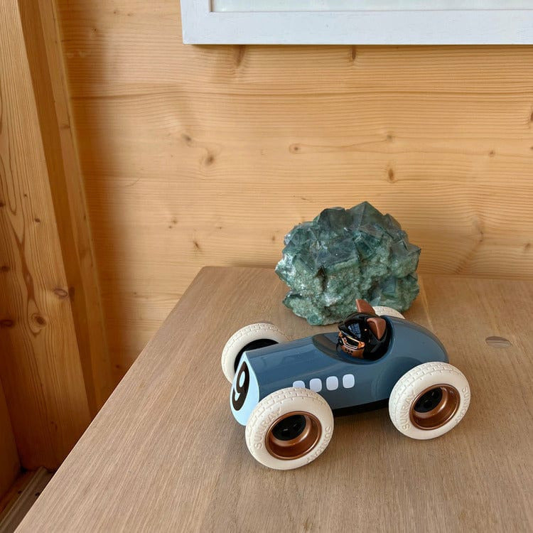 Egg Roadster Scrambler Car Toy - Grey/Blue