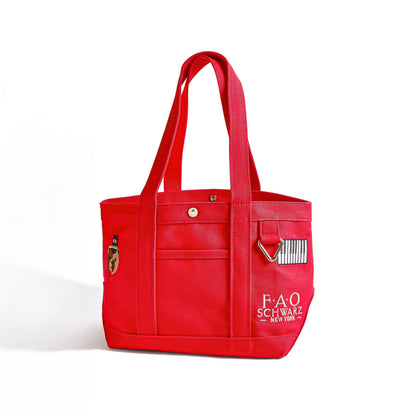 FAO x BaubleBar Small Tote Bag - Red