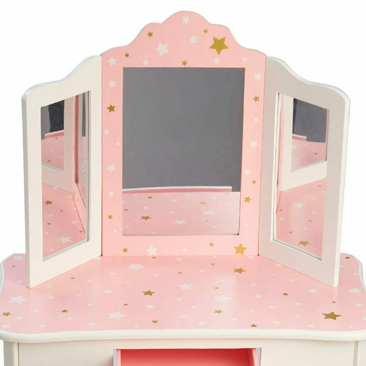 Fashion Twinkle Star Gisele Vanity Set - Pink/White