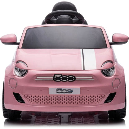 Fiat 500 12V Ride On Car - Pink