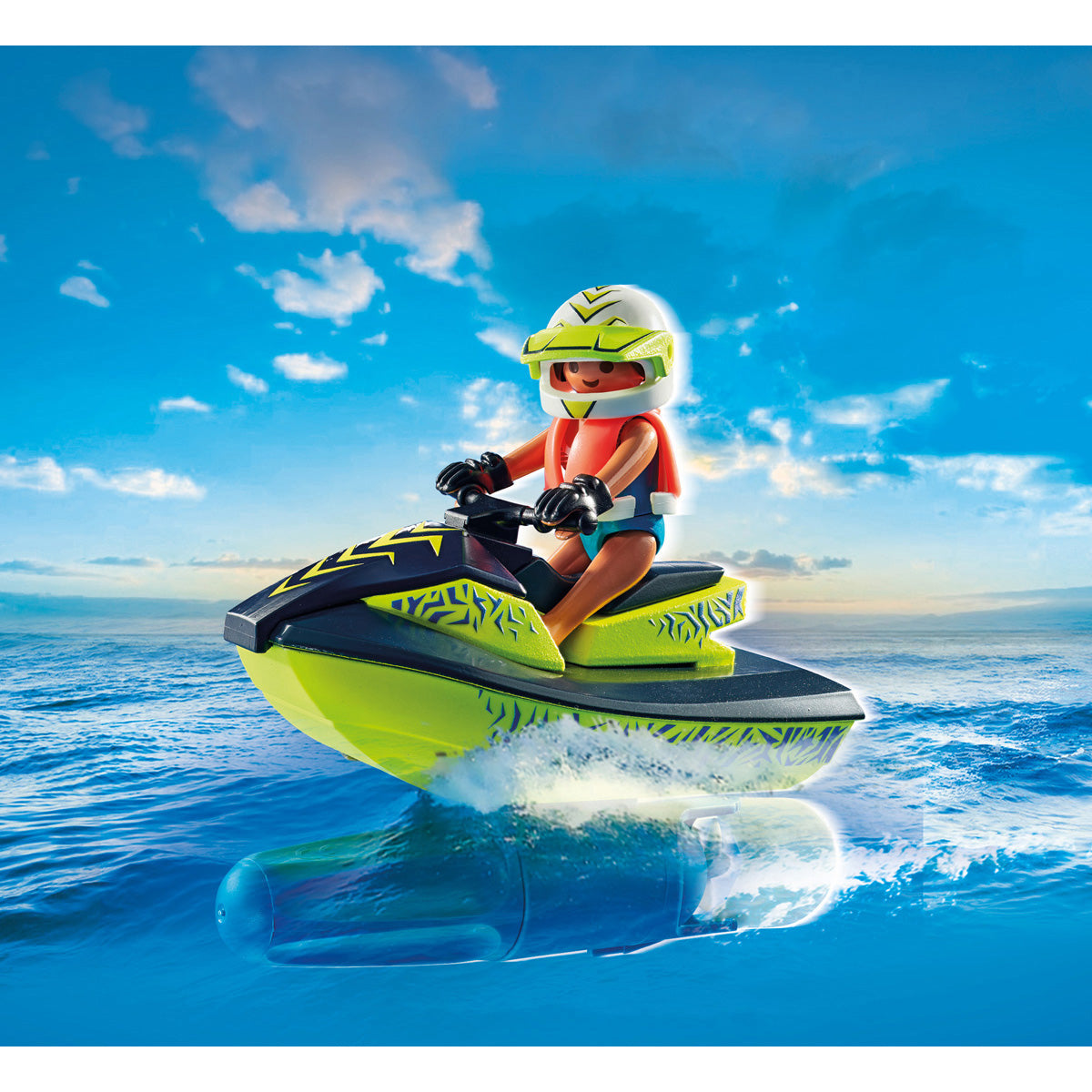 Fireboat with Water Scooter Playset
