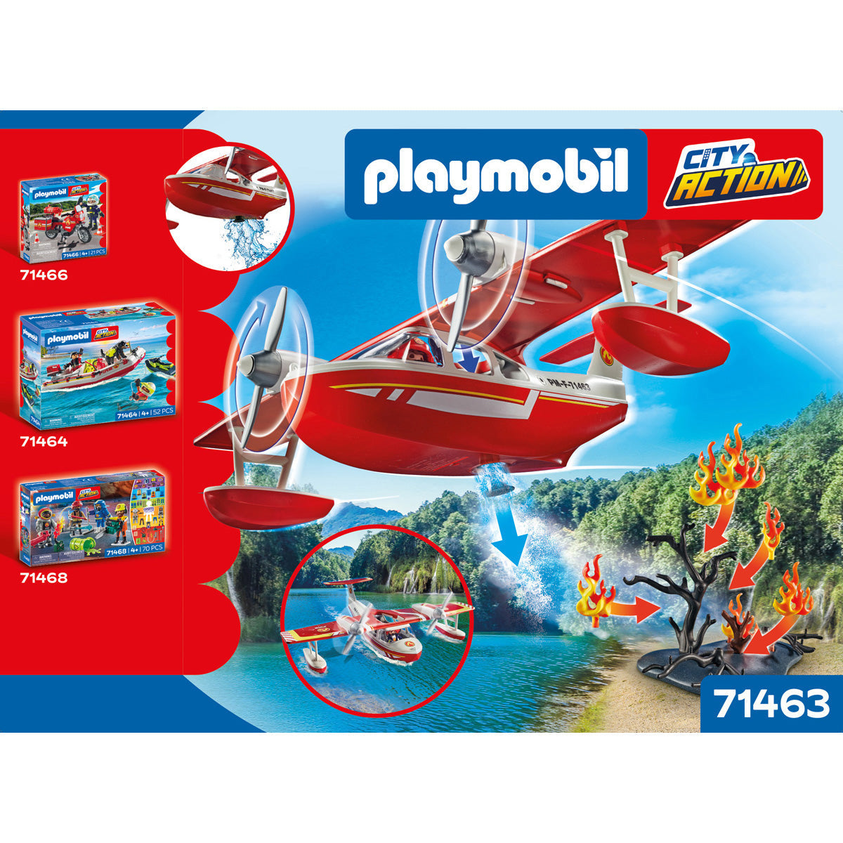 Firefighting Seaplane Playset