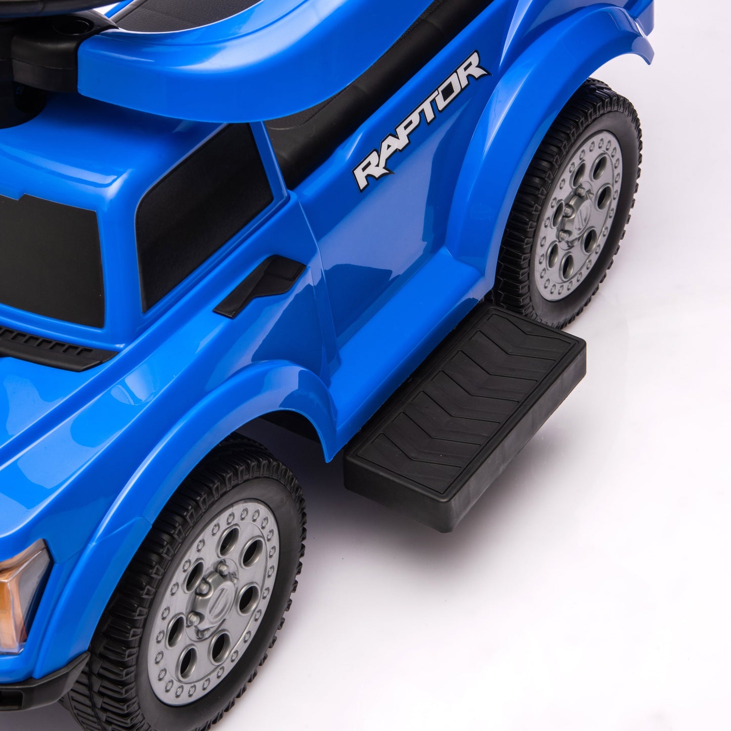 Ford Raptor 3-in-1 Push Ride On Toy Car - Blue