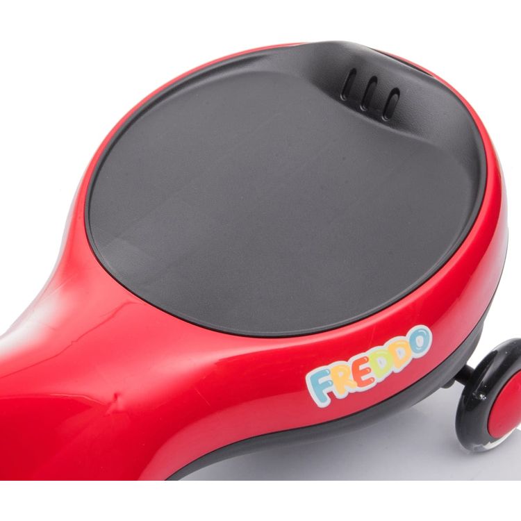 Freddo Toys Swing Car with Flashing Wheels - Red