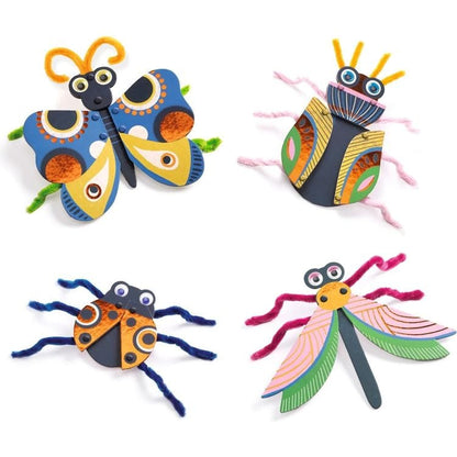 Fuzzy Bugs 3D Collage