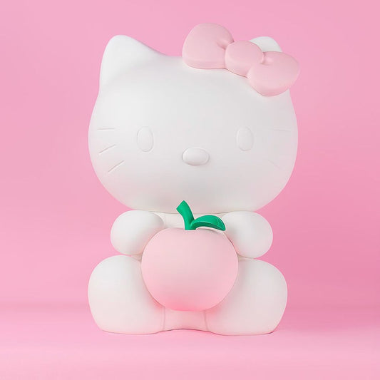 Hello Kitty Figure with Pastel Pink Apple - 10.2"