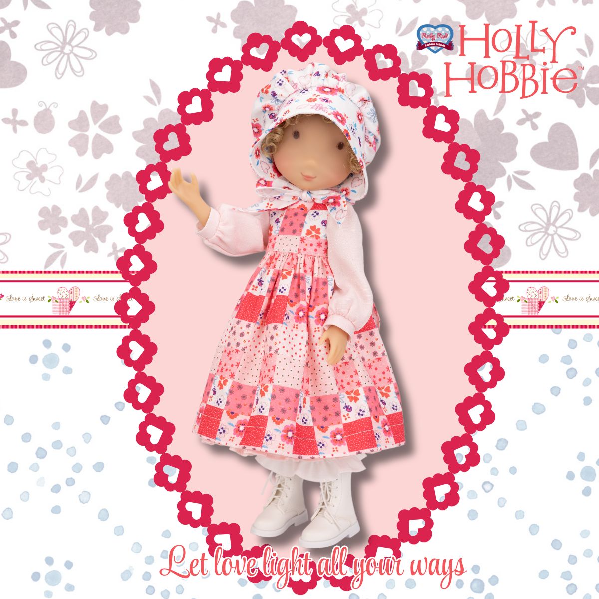 Holly Hobbie - Pink Girl Dollset