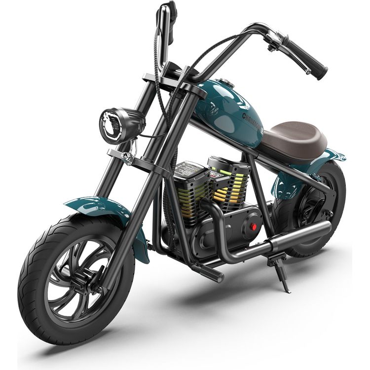 Hyper Gogo Challenger 12 Plus Kids Motorcycle - Blue