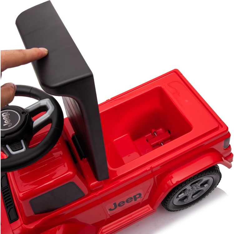 Jeep Rubicon Foot to Floor Ride On - Red