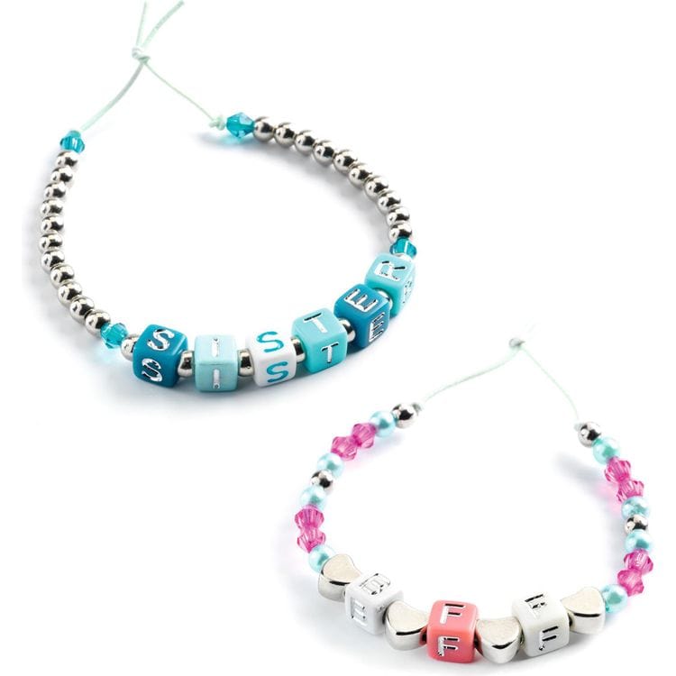 Jewelry Making Alphabet Beads - Silver
