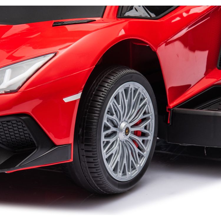 Lamborghini 3-in-1 Push Ride On Toy Car - Red